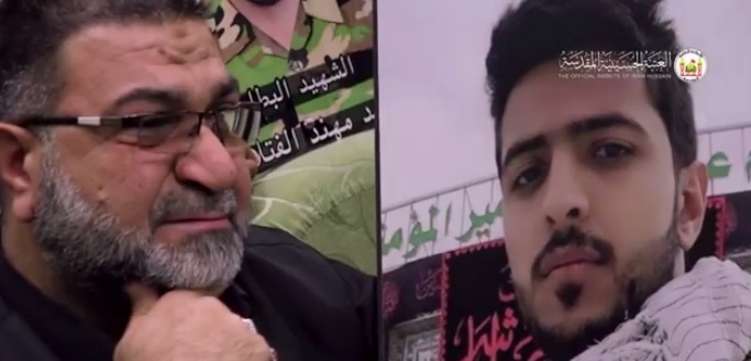 بالفيديو..السيد السيستاني لاحد اباء الشهداء المتطوعين:أنتم فخر هذه الأمة ولولا أبناؤكم لاشتعلت المنطقة