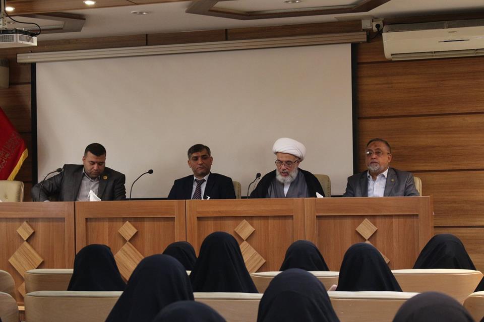 ممثل المرجعية العليا يستقبل الطالبات المثاليات من جامعة كربلاء