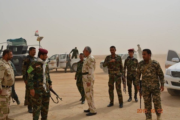 الكربلائي يعلن من صحراء الأنبار تأمين حدود كربلاء وتعزيز القطعات العسكرية بمنطقة