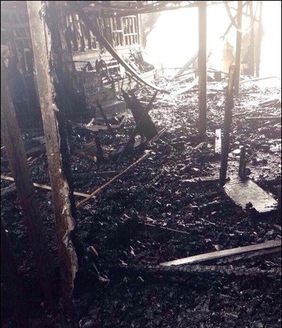 بالصور / إعتداء علي حسينية "الزهراء (ع)" بمنطقة "الصليبية" في الكويت