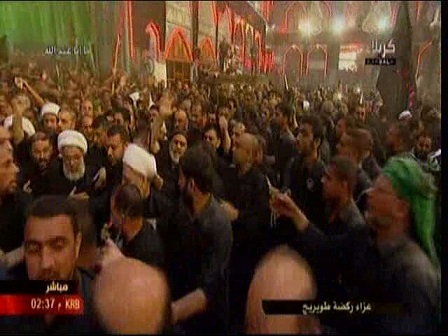 شاهد بالصور ممثل المرجع السيستاني يشارك في عزاء طوريج المليوني