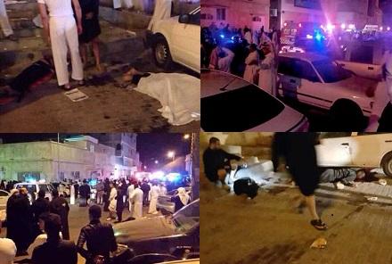 مستشفى الملك فهد بالاحساء يستقبل العشرات من ضحايا الشيعة المقتولين اثناء اقامتهم الشعائر العاشورائية