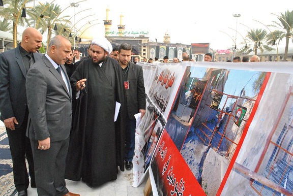 اهالي طوز خورماتو يعتصمون للمطالبة بحقوقهم وتوفير الامن لعوائلهم في منطقة بين الحرمين وسط كربلاء (مصور)