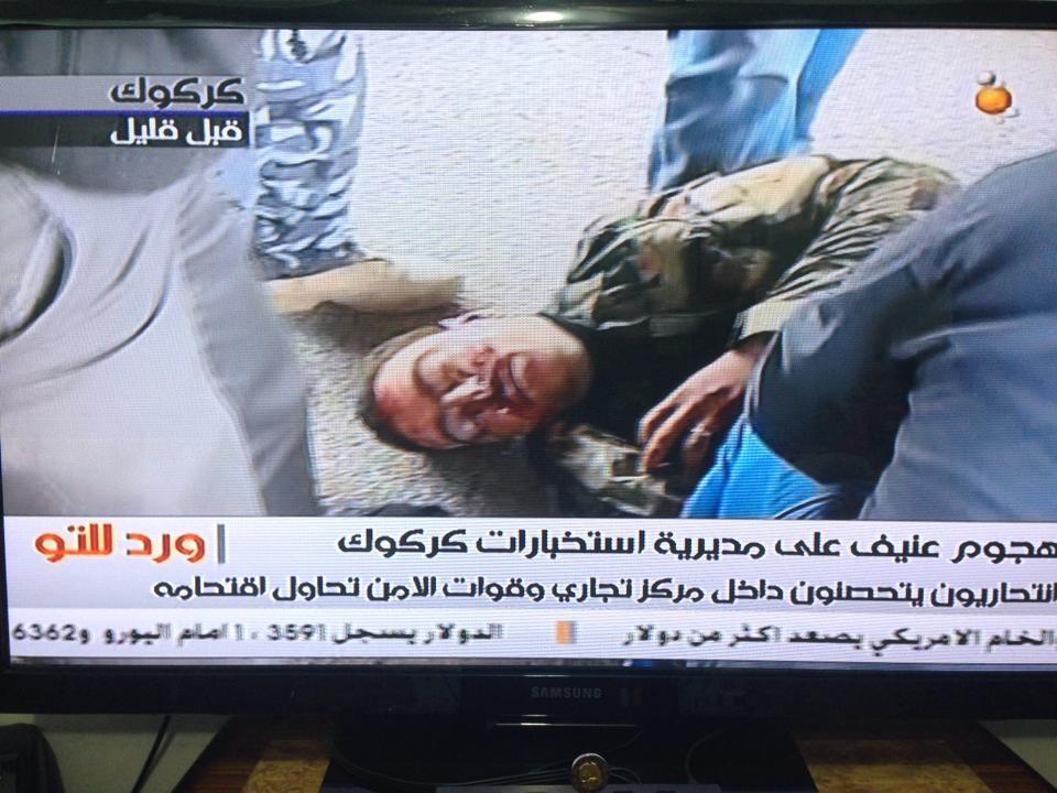 قوات خاصة تقتحم مبنى تحصن فيه مسلحون وسط كركوك وقائد قوات دجلة يقول ان محافظ كركوك منع قواتنا من  انقاذ الموقف