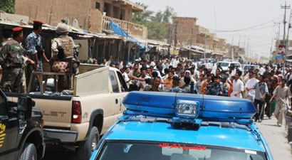 انتحاري يرتدي حزاما ناسفا يستهدف زوار الاربعين في مدينة البطحة غربي الناصرية