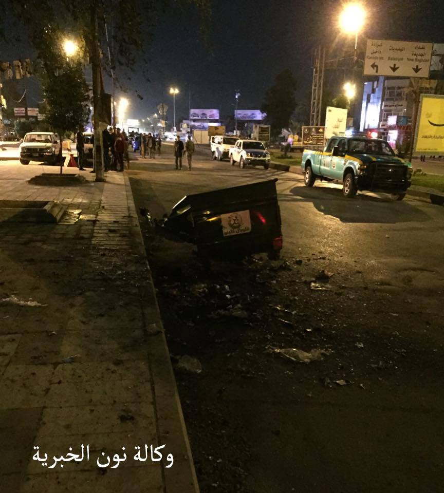 بالصورة :استشهاد وإصابة 32 شخصا حصيلة انفجار ست عبوات ناسفة وسط بغداد