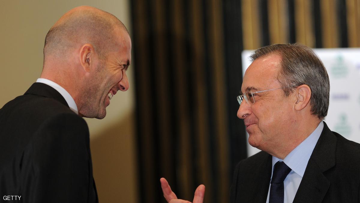 زيدان المدرب رقم 11 للريال في عهد بيريز