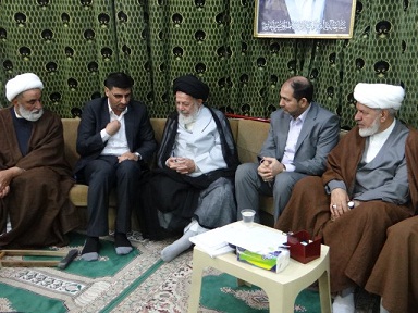 نائب عن دولة القانون يلتقي بممثل السيد كاظم الحائري بالنجف الاشرف