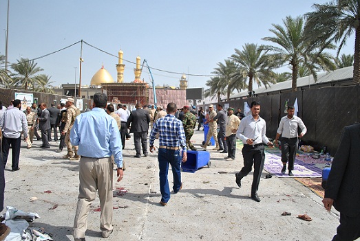 كشف التفاصيل الكاملة للتحقيق مع الارهابيين المسؤولين عن ادخال المتفجرات الى منطقة بين الحرمين وسط  كربلاء المقدسة