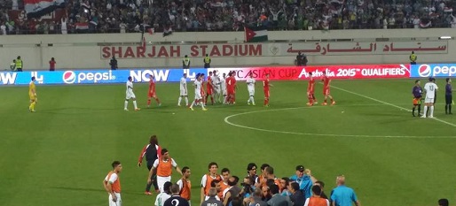 العراق المنتخب العربي الثامن في نهائيات آسيا بثلاثية في التنين الصيني+صور حصرية من الامارات