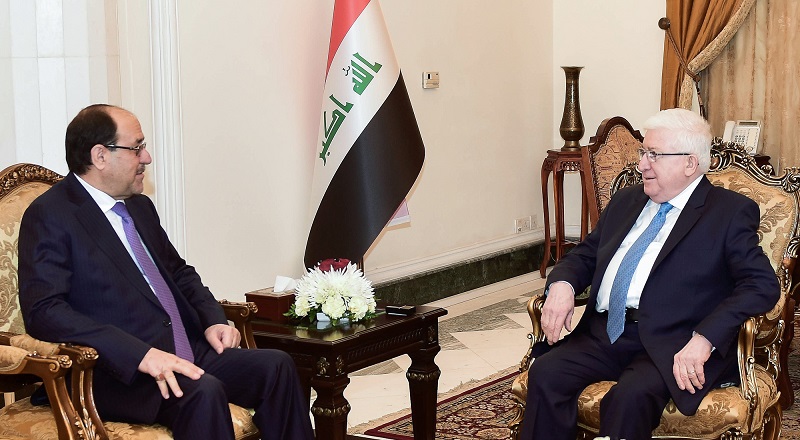 معصوم يستقبل المالكي