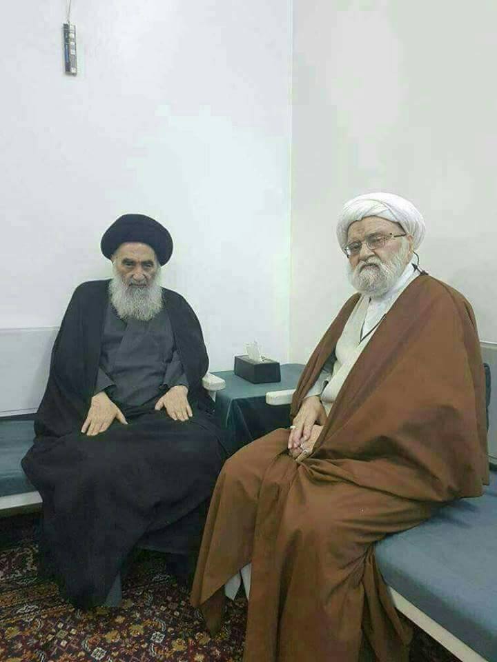 شاهد احدث صورة للمرجع الديني الاعلى اية الله العظمى السيد علي السيستاني (دام ظله)