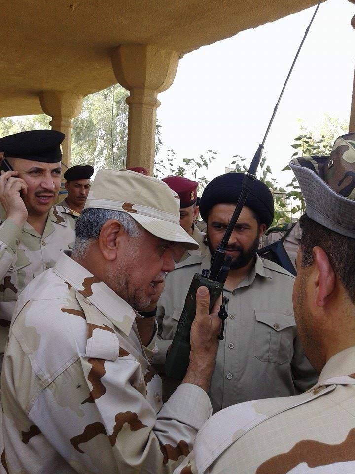 العامري يعلن تحرير منطقة ناظم الثرثار بالكامل وفك الحصار عن الجنود المحاصرين