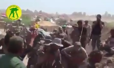 بالفيديو :شاهد عزيمة واندفاع مقاتلي الحشد الشعبي وهم يقتحمون ويطوقون الفلوجة