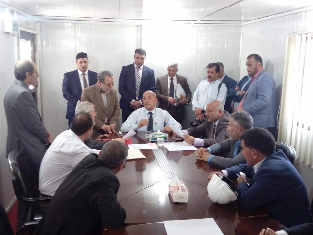 الحمامي يبحث مع مؤسسة ايرانية مشروع الربط السككي بين كربلاء والنجف