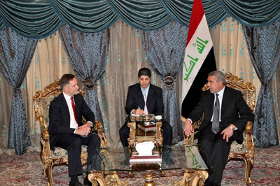 نائب رئيس الجمهورية يؤكد للقائم باعمال السفير الامريكي ان الازمة السياسية انتهت و لابد من الاصلاحات