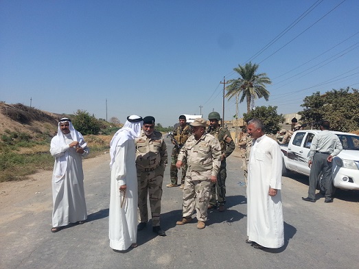 صور حصرية من زيارة وفد العتبة الحسينية الى ناحية الضلوعية وايصال المساعدات الغذائية لابنائها