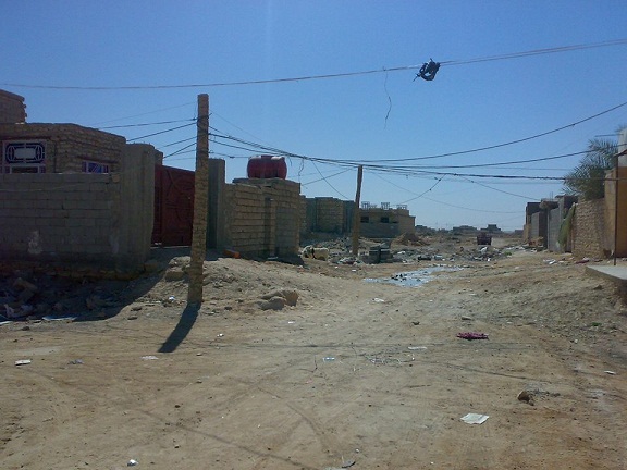 بالصور:حي الجهاد في قضاء عين التمر بكربلاء يشكو اهمال حكومي