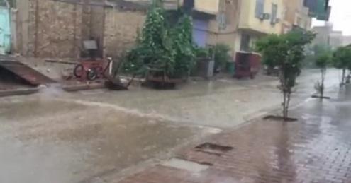 غزارة الامطار في النجف تغرق الشوارع وتعطل الدوام في الكثير من المدارس الابتدائية والمتوسطة