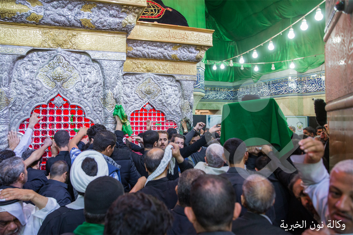 بالصور: تشييع رجل دين لبناني قضى بحادثة "تدافع منى" في كربلاء