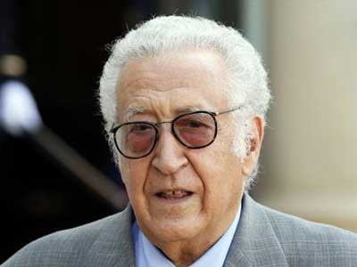 الابراهيمي: جنيف2 ربما لا يعقد في جنيف لان فنادق المدينة محجوزة