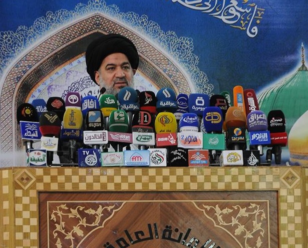 ممثل المرجع السيستاني ينتقد "استيلاء"بعض الجهات على أراضي الدولة ويؤكد ان مسك الارض المحررة اعظم ثوابا من المشاركة في زيارة الاربعين حاليا