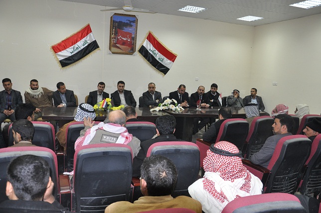 صور حصرية من استقبال العوائل المهجرة من الفلوجة الى كربلاء