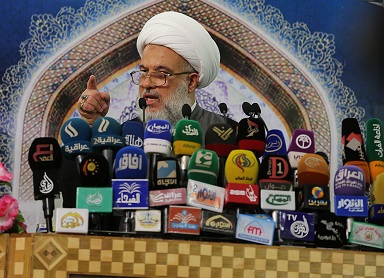 ممثل المرجع السيستاني يؤكد على ضرورة اتخاذ اجراءات رادعة للقضاء على ظاهرة المقاتلين الوهميين الذين تذهب رواتبهم لجيوب الفاسدين
