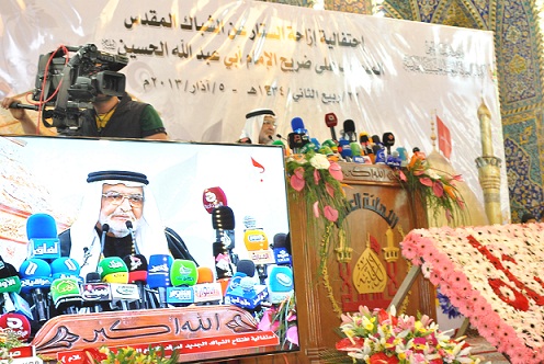 ممثل اهالي الاعظمية من كربلاء:فشل الطائفيون في تمزيق وتفرقة الشعب العراقي ببركة اهل البيت والسيد السيستاني