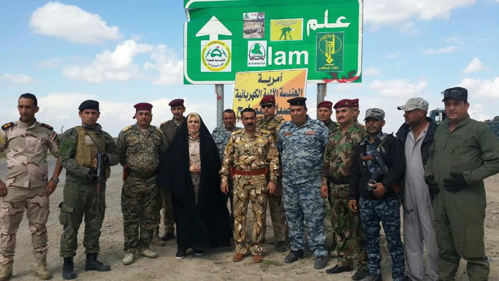 الحسناوي من تكريت : انتصاراتكم ارعبت الدول الراعية للارهاب , والعراق امانة باعناقكم وانتم اهلا لها .