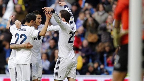 ريال مدريد يمطر شباك ليفانتي بخماسية