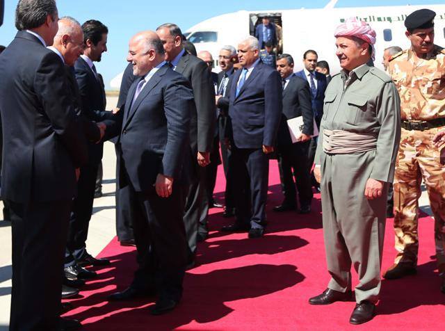 بالصور:العبادي يزور اقليم كردستان