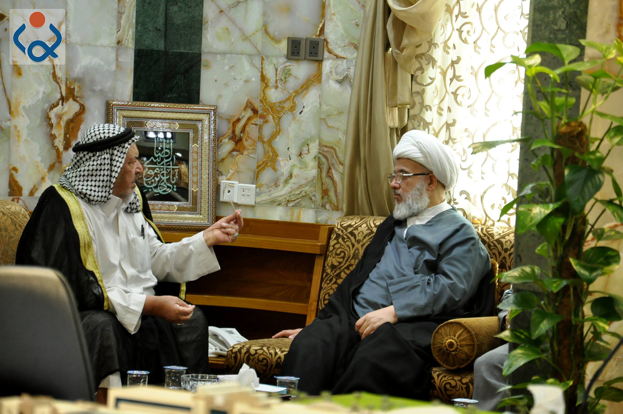 عشائر بني تميم في قضاء بلد خلال لقائهم ممثل المرجع السيستاني: لولا تدخل الحشد الشعبي لقضت داعش على المدينة