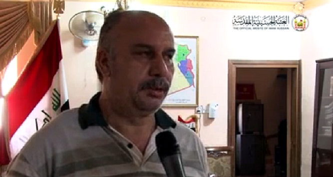 شاهد بالفيديو :ماذا قال مواطن تكريتي تسلم اكثر من 7000 دولار من احد ابطال الحشد الشعبي في كربلاء