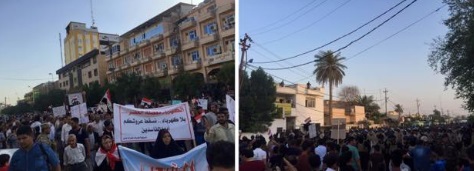 متظاهروا كربلاء يعدون الدعوات الاصلاحية للاحزاب "كاذبة" ويتهمونها بانتهاك هيبة الدولة