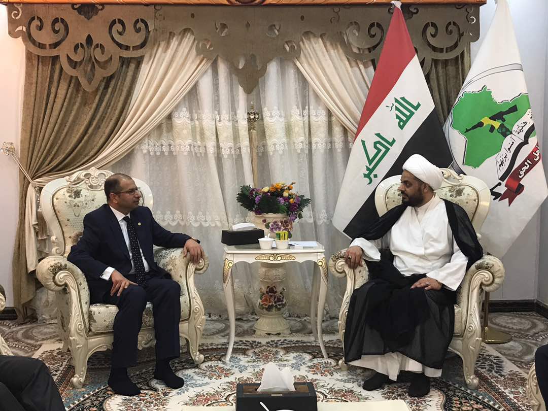 الجبوري والخزعلي يجتمعان في النجف ويبحثان مرحلة ما بعد "داعش"