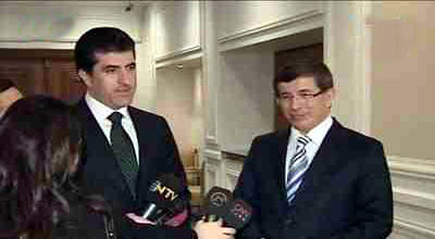 نيجرفان برزاني يعلن بعد عودته من تركيا عن افتتاح منفذين حدوديين معها