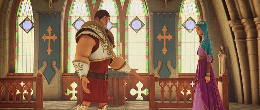 قناة فتية كربلاء الفضائية :إقبال واسع  على فلم (اميرة الروم) في المسرح الوطني