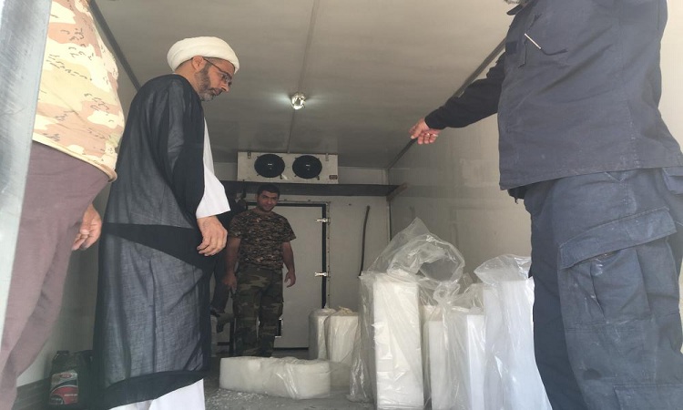 العتبة العباسية تفتح معملا لانتاج الثلج في الموصل