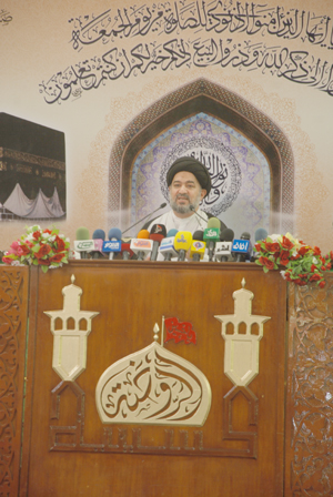 السيد احمد الصافي من الصحن الحسيني:بعض المنافذ الحدودية تتعامل مع الزوار بطريقة الاتاوات والرشاوى