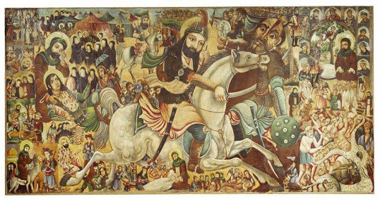 لوحة عاشورائية عالمية في متحف بروكلين في امريكا