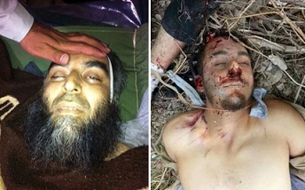 صور لمقتل السائق الخاص لأبو بكر البغدادي مع احد قياداته