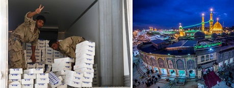 العتبة الحسينية :دعمنا المتطوعين والنازحين باكثر من 4 مليار دينار وسنبقى ندعم لغاية النصر