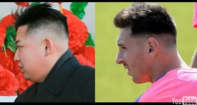 بالصور:ميسي يخطو على خطى دكتاتور كوريا الشمالية!