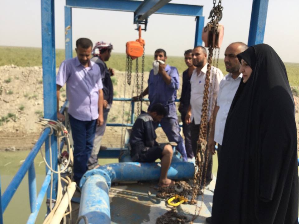 ذي قار:ازمة انقطاع مياه الشرب بسبب قلة امدادات مياه الخام المغذية للمجمعات