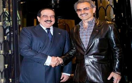 الوليد بن طلال يستقبل ملك البحرين..أين وكيف؟