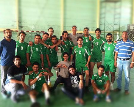 نادي كربلاء بكرة اليد يتاهل الى الدوري الممتاز