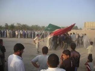 واسط :تشييع احد شيوخ العشائر في قضاء الحي يجعل الاهالي يستيقظون على اصوات الرصاص