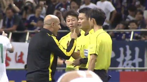 العراق يخسر امام اليابان في مباراة مليئة بالاخطاء التحكيمية