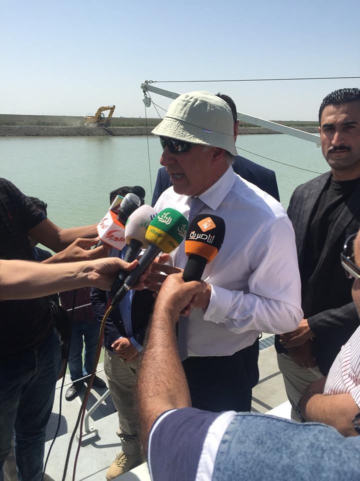 الجنابي يرجح فتح إحدى بوابات سد الموصل اليوم أو غداً